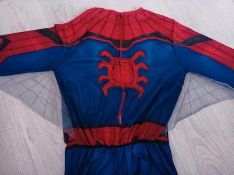 Kostým spiderman v. 146 + doplnky, 