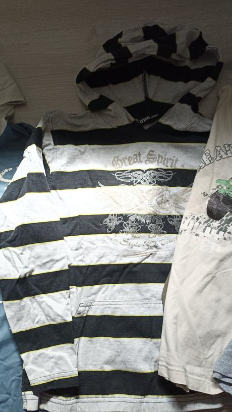 5 ks tričká dlhý rukáv vel. 152, 140–152