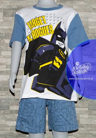 Pyžamo letné chlapčenské lego batman modré, disney,104 / 116