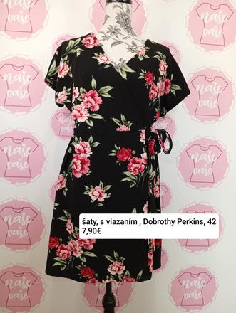 Šaty s viazaním, dorothy perkins,42