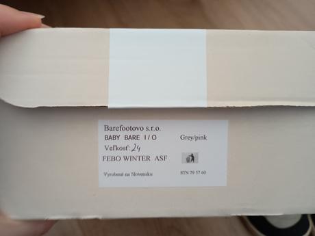 Zimné topánky babybare 24, baby bare shoes,24