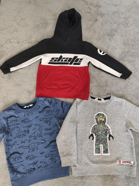 Mikina h&m 3ks 110/116, h&m,110