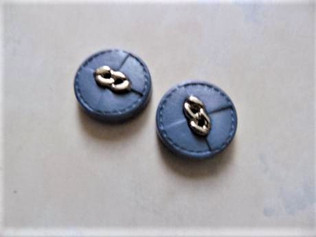 Bledomodré gombíky / 8 ks, 