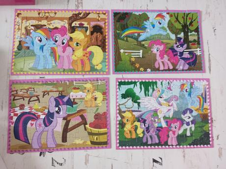 4x puzzle my little pony, 