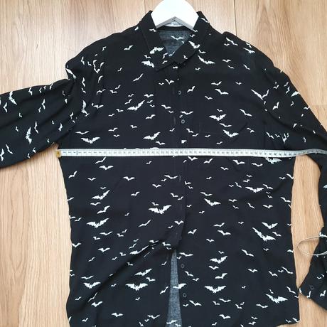 Halloween blúzka cropp s netopiermi, m