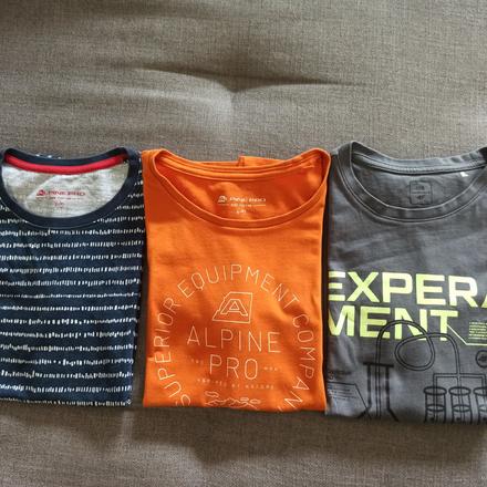 Tričká 3 x alpine pro, alpine pro,152