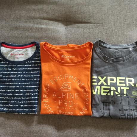 Tričká 3 x alpine pro, alpine pro,152