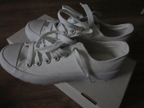 Biele tenisky, platenky, 40