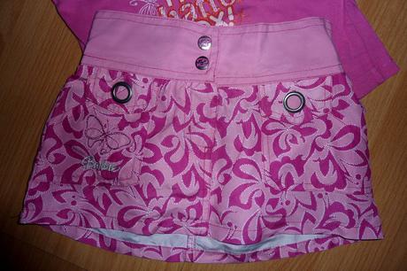 Barbie suknička+gratis tričko, v. 2-3r./98, barbie,98