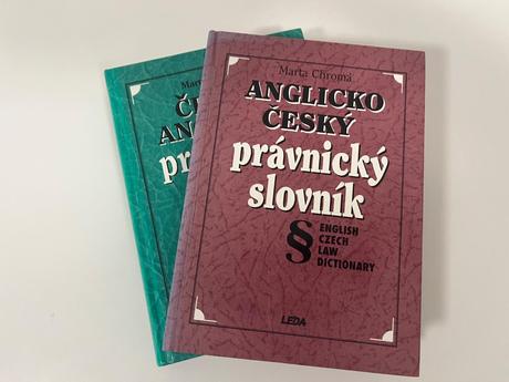 Špičkové právnické slovníky (marta chromá), 