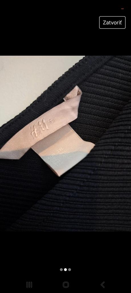 Čierne šaty, h&m,50