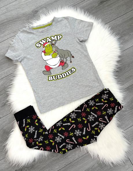 Shrek vianočné pyžamo veľ. 128, f&f,128