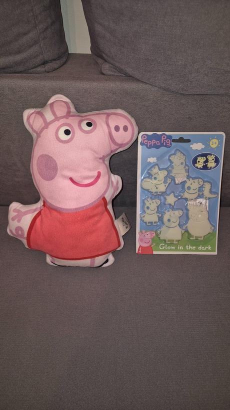 Vankúš peppa pig + svietiace prasiatka, 