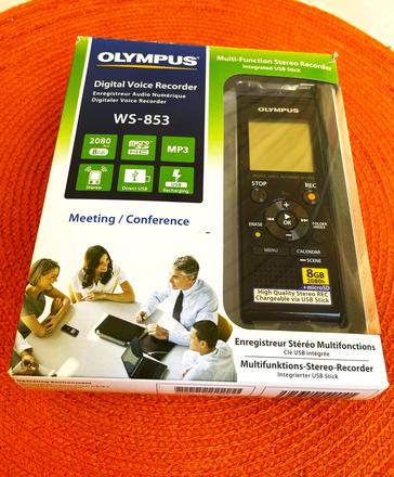 Digitálny diktafón olympus ws-853, olympus