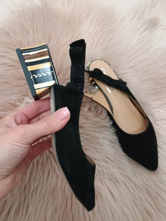 Dámske kožené sandálky 20070328 b, 36 / 39