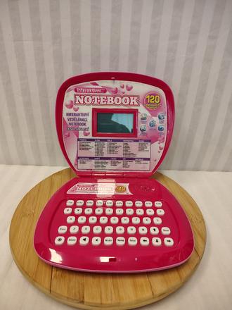 Detský interaktívny vzdelávací notebook 120 aktiví,