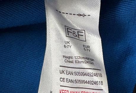 Športová mikina veľ. 122, f&f,122