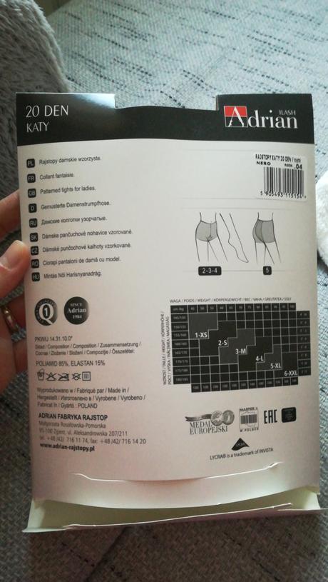 Pančušky čierne veľkosť 4/l, l