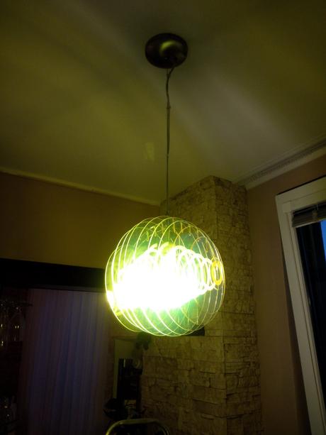 Dizajnový luster zelený,