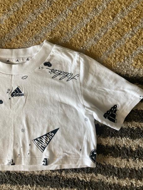 Crop tričko adidas, adidas,140