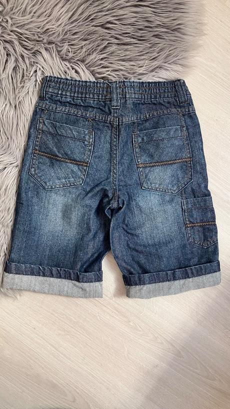 Chlapčenské rifľové kraťasy na gumu palomino (128), palomino,128