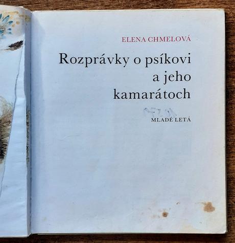 Rozprávky o psíkovi a jeho kamarátoch, elena chmel,