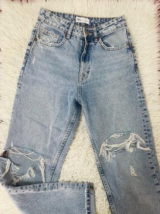Zara mom džínsy, zara,34