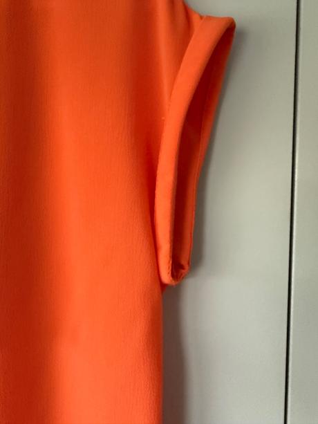 Oranžový top s mašlou promod, promod,s