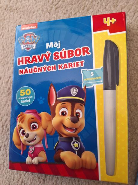 Náučné karty labková patrola, 