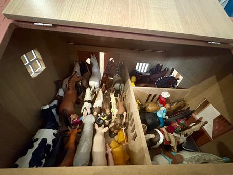 Veľká sada schleich, farma, kone, zvieratá a prísl, 