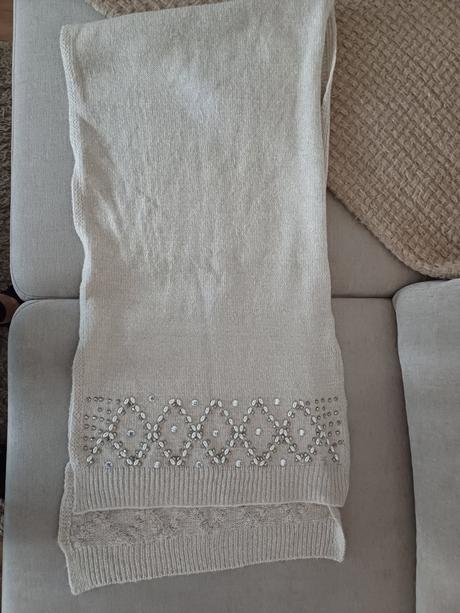 Šál s perličkami , 40x120 cm, 