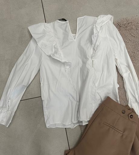 Zara volaniková košeľa, zara,s