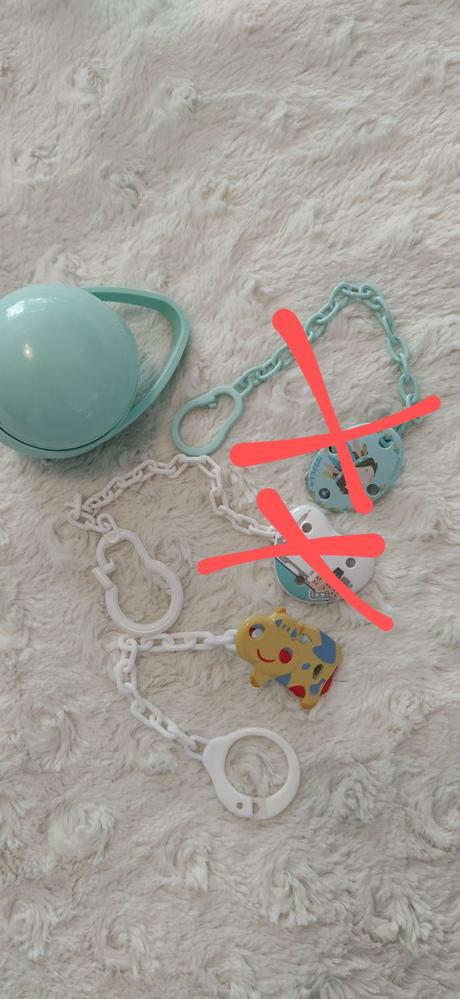 Retiazky/klipy na cumlíky, suavinex