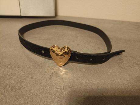 Opasok so zlatou sponou 80cm,