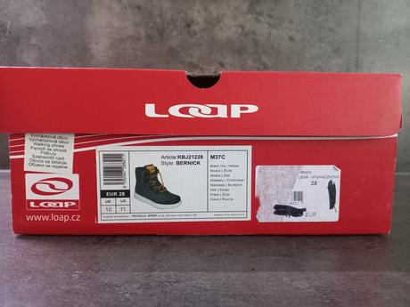 Zimne topánky snehule, loap,28