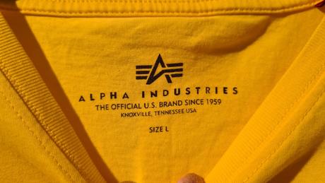Tričko alfa industries, l