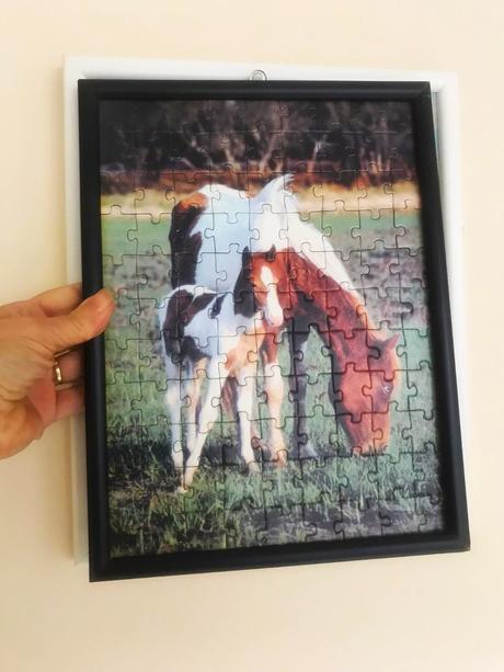 Obrázok kone - puzzle, 