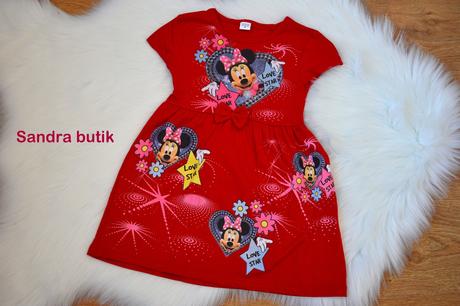 Detské šatičky ala minnie mouse, 86 - 134