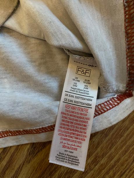 Tričko s opicou, f&f,92