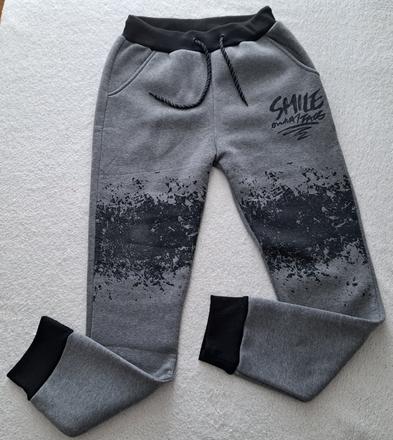 Tepláky zateplené "smile" 170/176 (m), 176