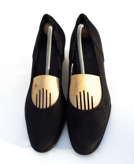 Kožené lodičky na platforme, 38