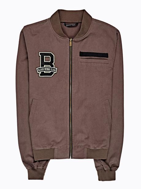 Bavlnená bomber bunda s nášivkami, gate,l