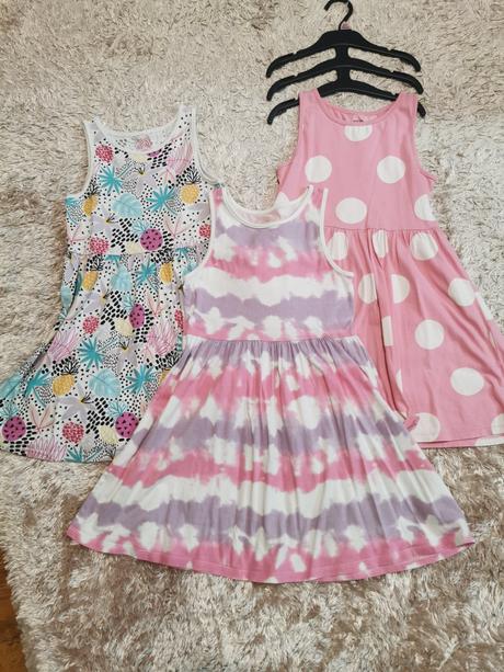 3x letné šaty, f&f,134
