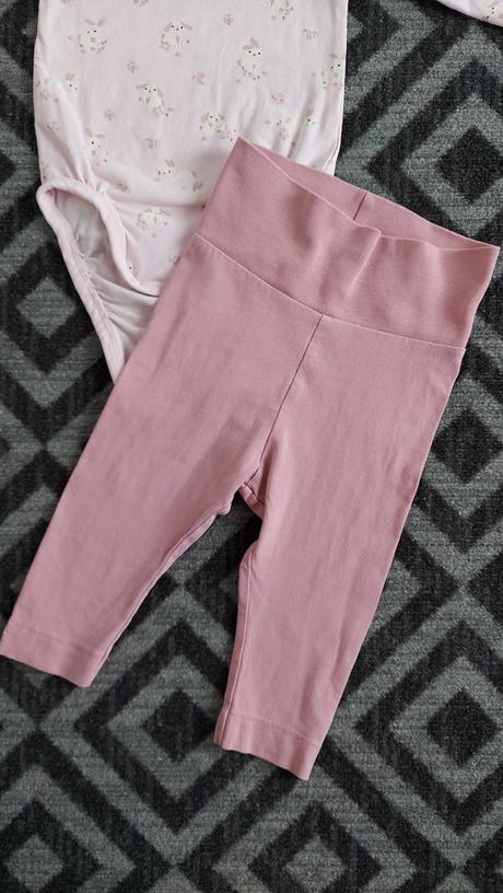 Súprava body+legíny+čiapka, h&m,68