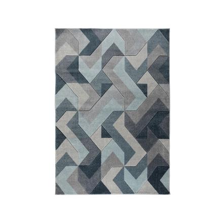 2 ks koberec hand carved aurora denim blue, 