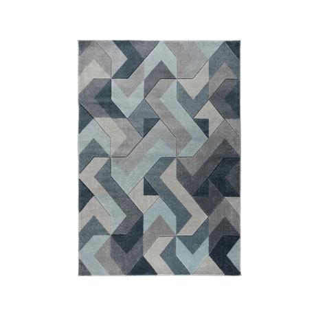 2 ks koberec hand carved aurora denim blue, 