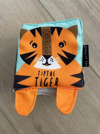 Látková knižka tip toe tiger, 