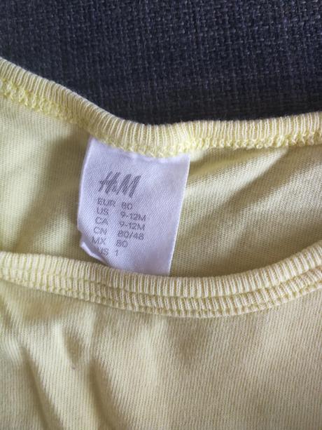 Tričko bez rukávov, h&m,80
