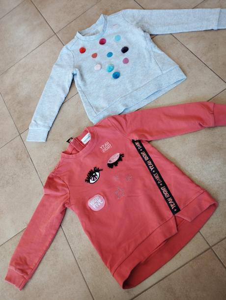 Mikina 2x, krásne obe, coccodrillo,110