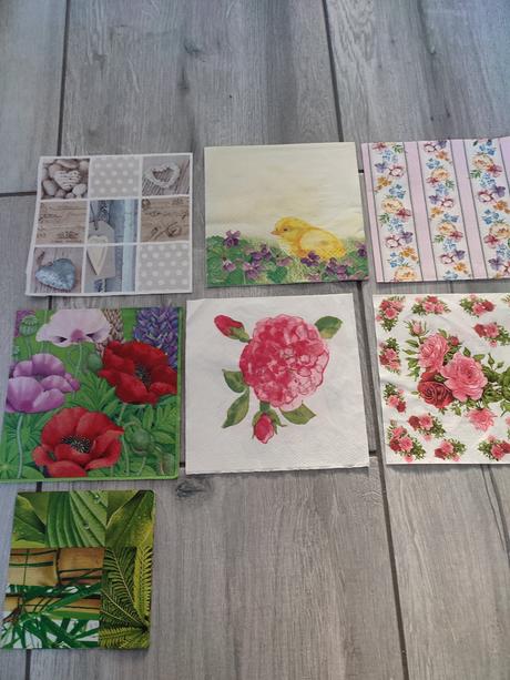 Servítky na decupage, 